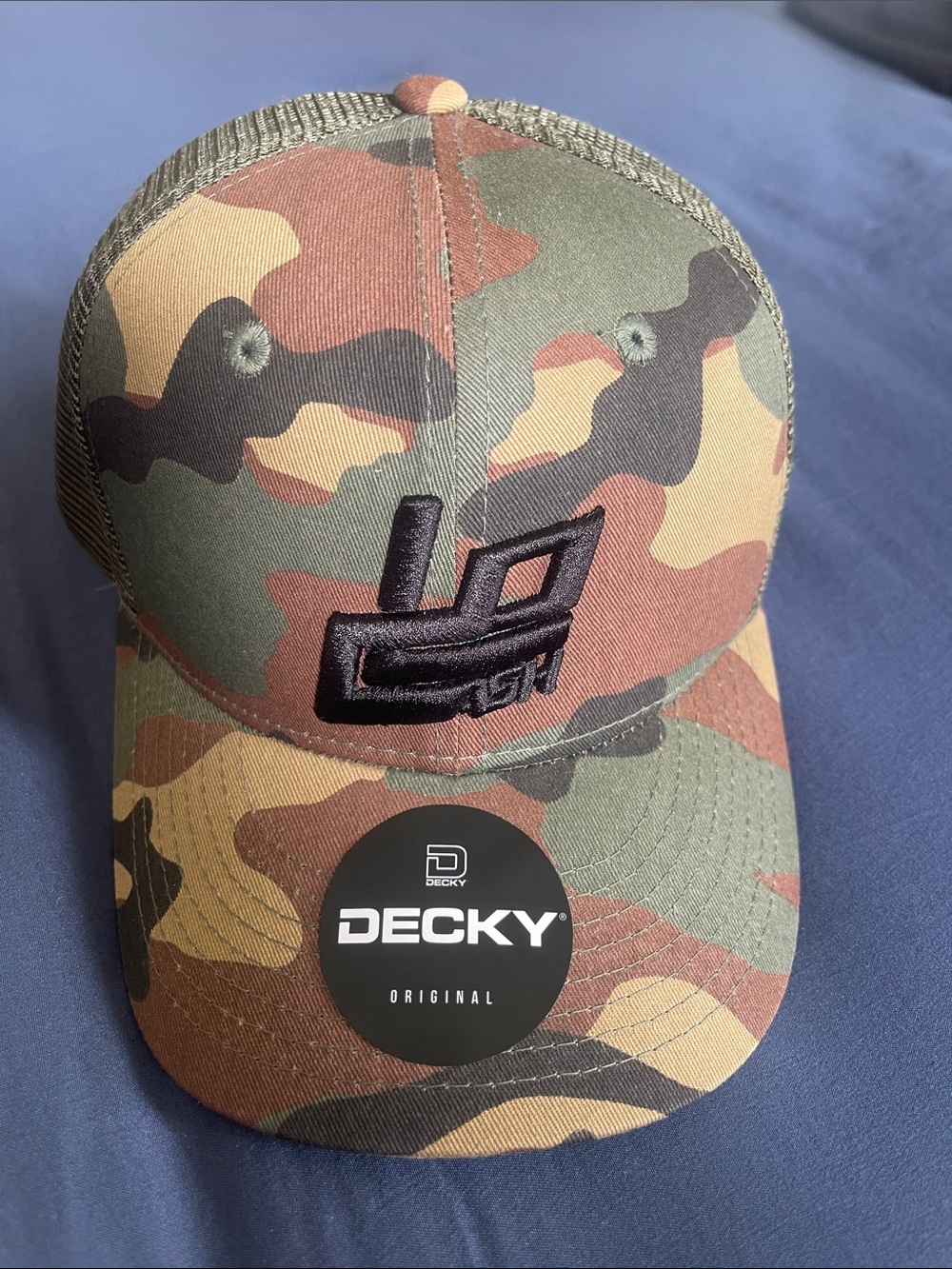 Adjustable Black Mesh Trucker Cap